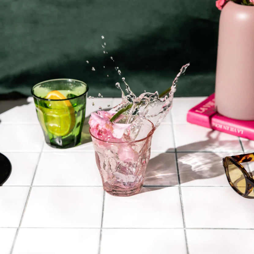 Duralex Picardie Rose tumbler 25 cl – gehard drinkglas in roze voor de horeca
