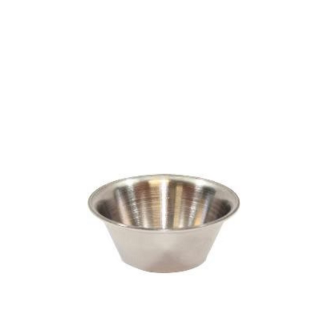Tablecraft RVS kommetjes 60 ml – roestvrijstalen dipbakjes voor tapas en sauzen in de horeca