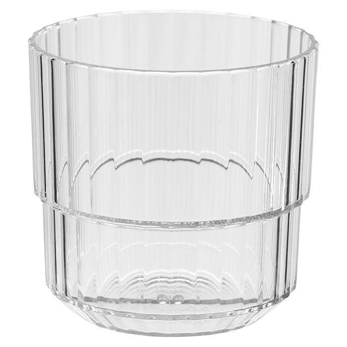 APS Linea drinkbeker transparant 220 ml – helder onbreekbaar glas voor terras en catering