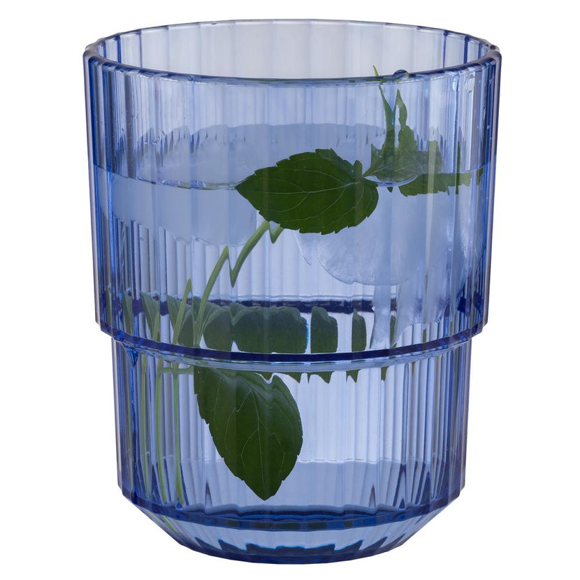 APS Linea beker lichtblauw 150 ml detail – kunststof drinkbeker voor terras en catering