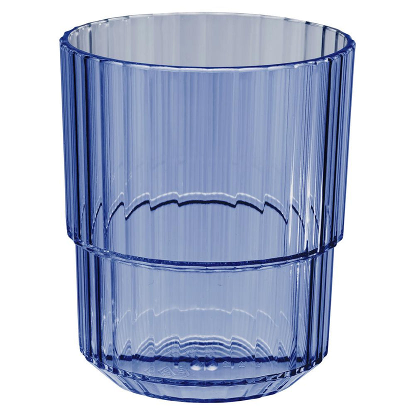 APS Linea drinkbeker lichtblauw 300 ml – onbreekbare kunststof beker voor terras