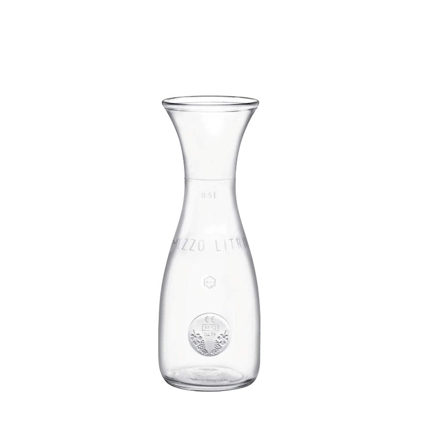 Rocco Bormioli Misura karaf 500 ml – glazen waterkaraf met maatstreep voor restaurants