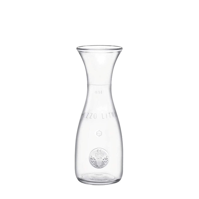 Rocco Bormioli Misura karaf 500 ml – glazen waterkaraf met maatstreep voor restaurants