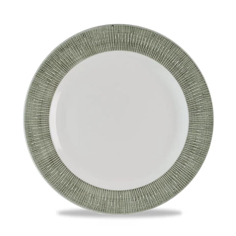 Churchill Bamboo Spinwash bord op voet Ø 26,1 cm – bord met voet voor presentatie in restaurants