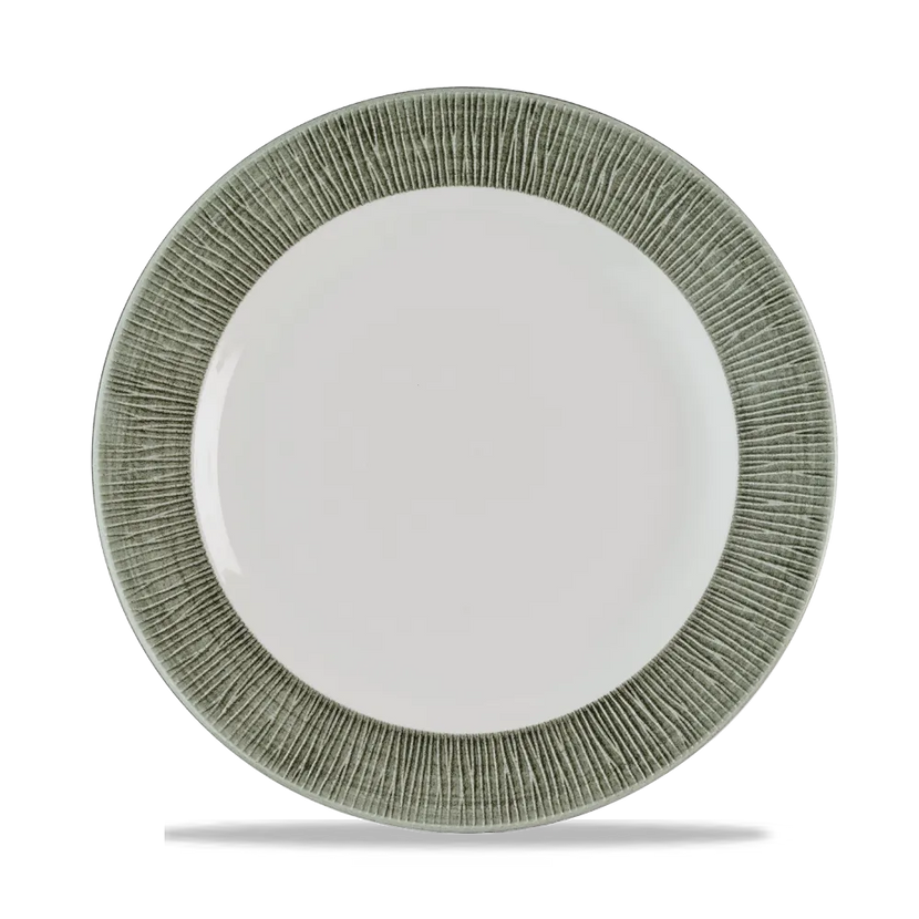 Churchill Bamboo Spinwash bord op voet Ø 27,5 cm – bord met voet voor restaurantpresentatie