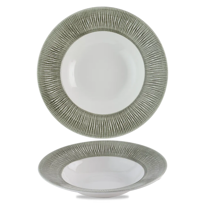 Churchill Bamboo Spinwash brede rand kom Ø 28 cm – ruime kom met brede rand voor restaurants