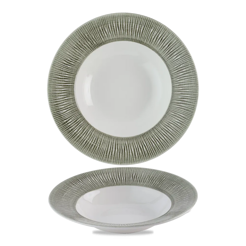 Churchill Bamboo Spinwash brede rand kom Ø 24 cm – kom met brede rand voor horecagebruik