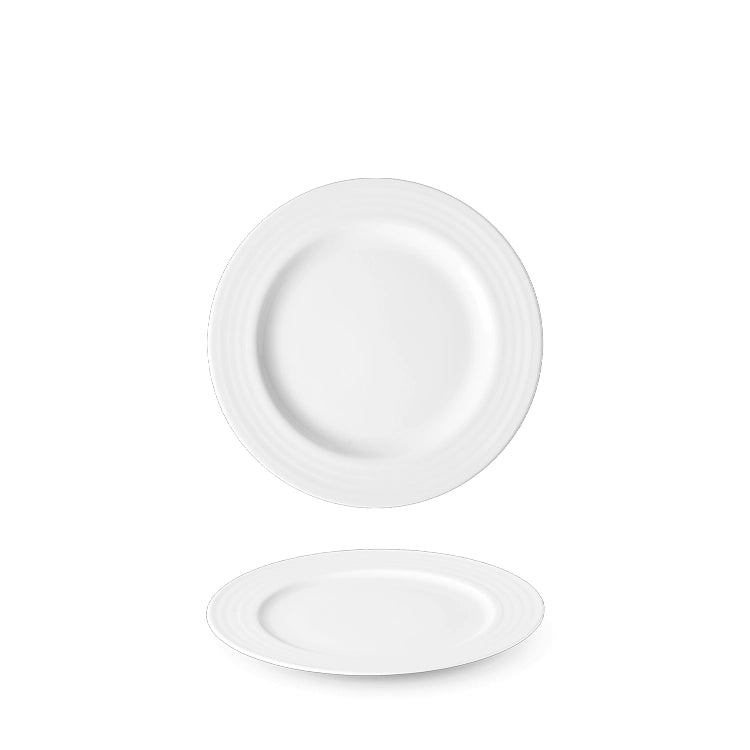Lillien Mirabell Aqua plat bord 20 cm - porseleinen ontbijtbord voor de horeca
