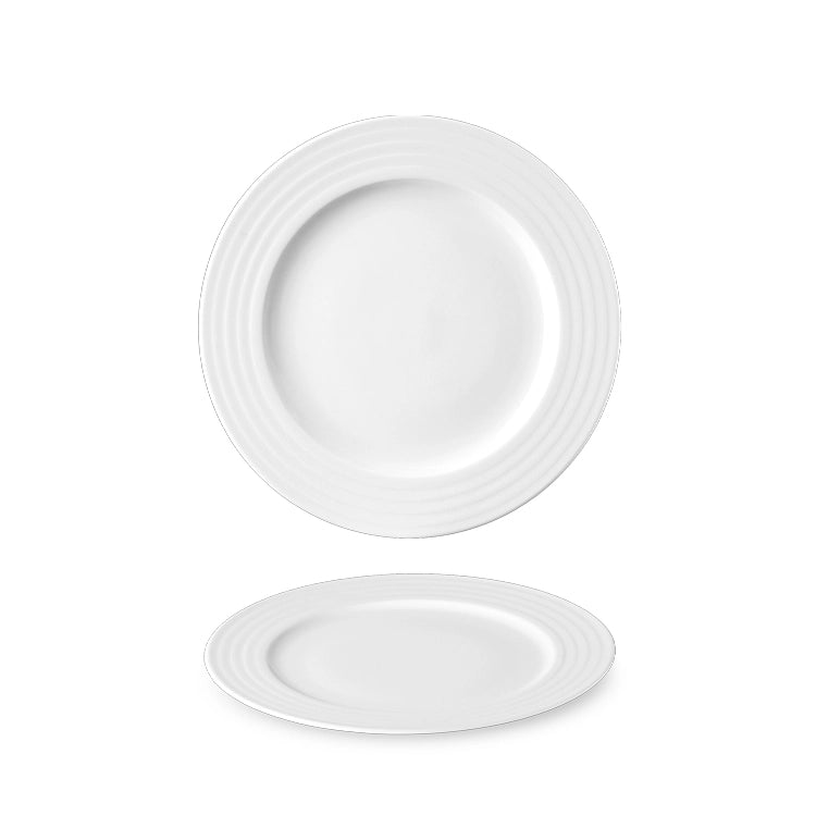 Lillien Mirabell Aqua plat bord 26 cm - porseleinen bord voor hoofdgerechten