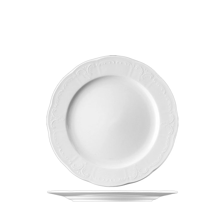 Lillien Bellevue plat bord 25 cm - porseleinen bord voor hoofdgerechten