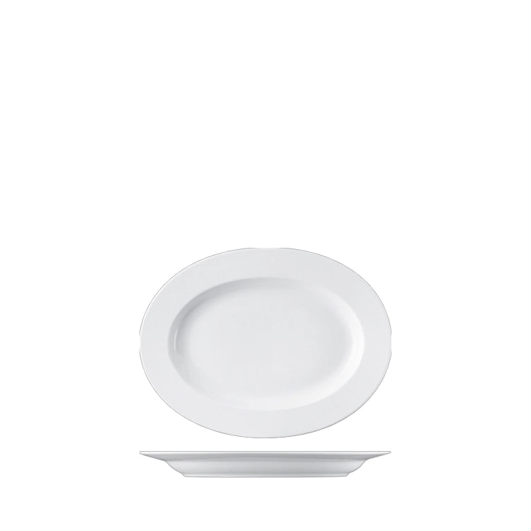 Lillien Mirabell ovale schaal 28 cm - porseleinen serveerschaal voor de horeca