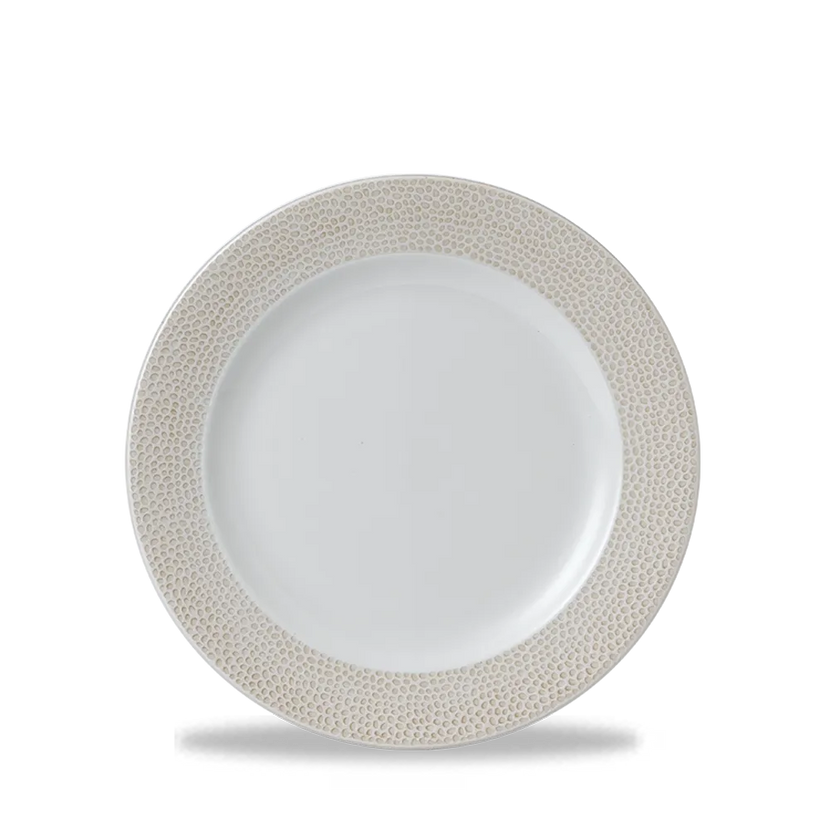 Churchill Isla Spinwash Sand bord 17 cm – keramisch broodbordje voor de horeca