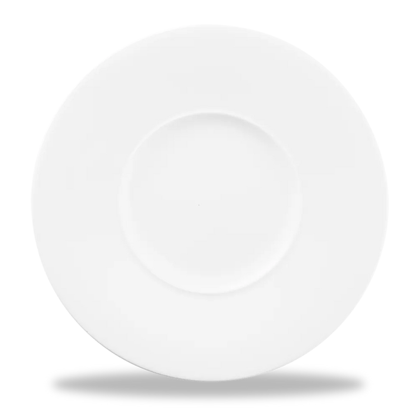 Churchill Alchemy Ambience White bord medium rand 28 cm – wit porseleinen bord voor de horeca
