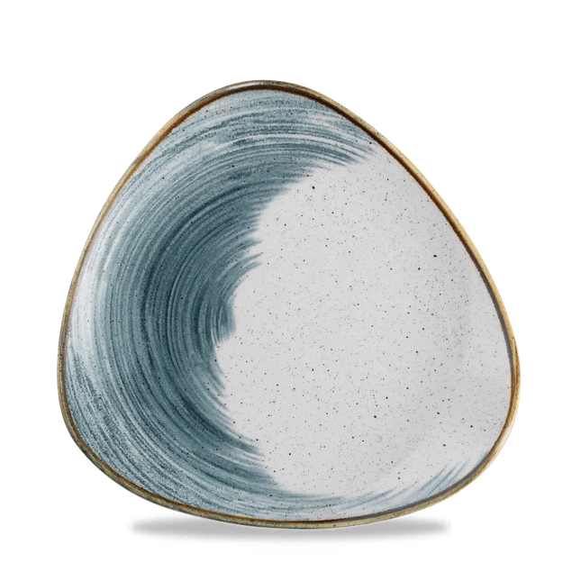 Churchill Stonecast Accents Blueberry Lotus bord – blauwe keramische serveerplaat voor restaurants