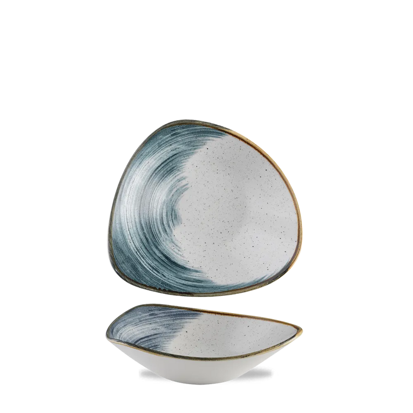 Churchill Stonecast Accents Blueberry Lotus kom – blauwe stoneware kom voor de horeca