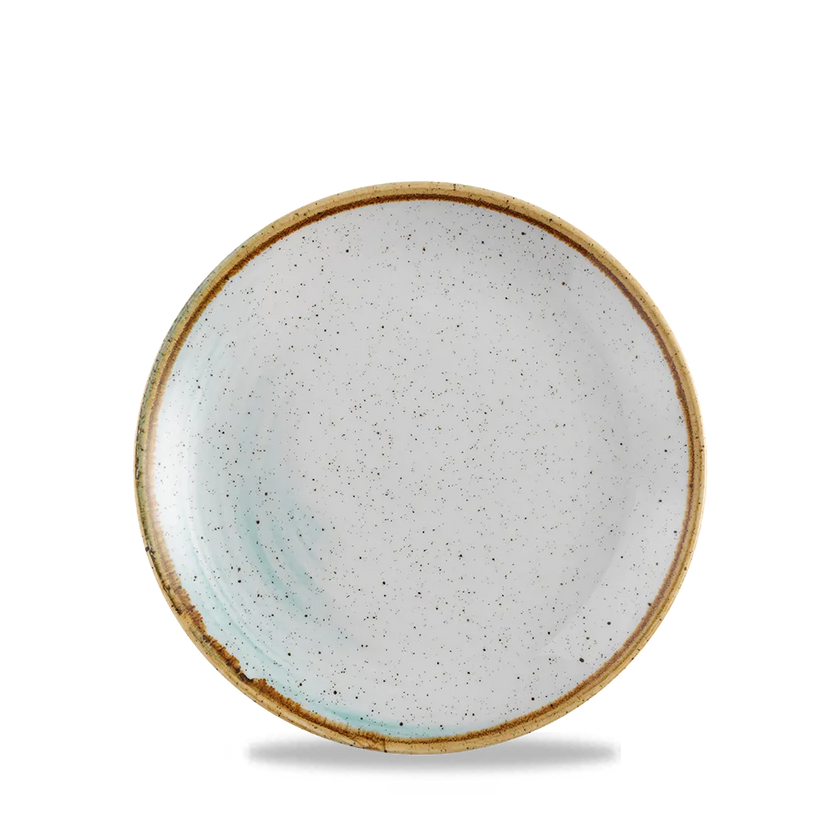Churchill Stonecast Accents Duck Egg Evolve coupe bord – pastelblauw keramisch bord voor restaurants