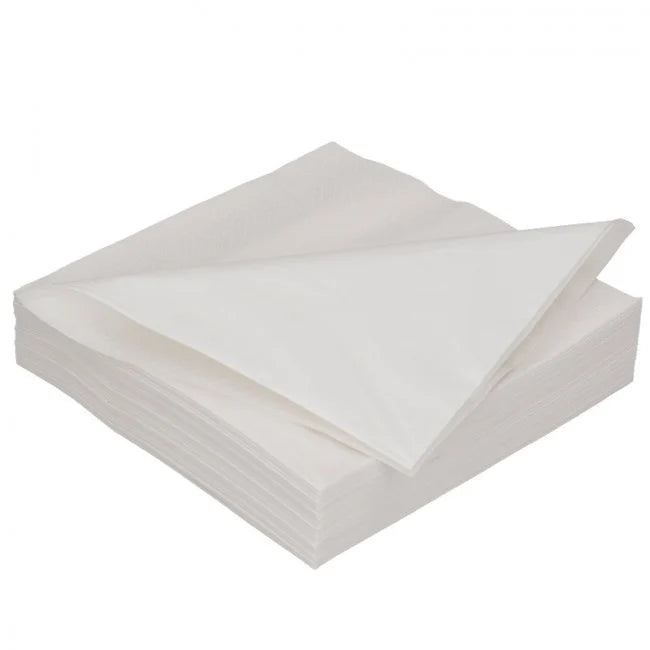 Airlaid cocktailservetten wit 24x24 cm – zachte servetten voor de horeca