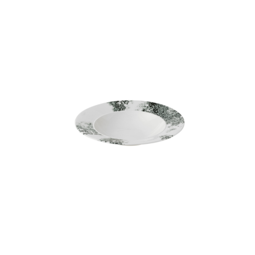 Churchill Ambience Smoke Black kom smalle rand 28 cm – zwart porseleinen serveerkom voor de horeca