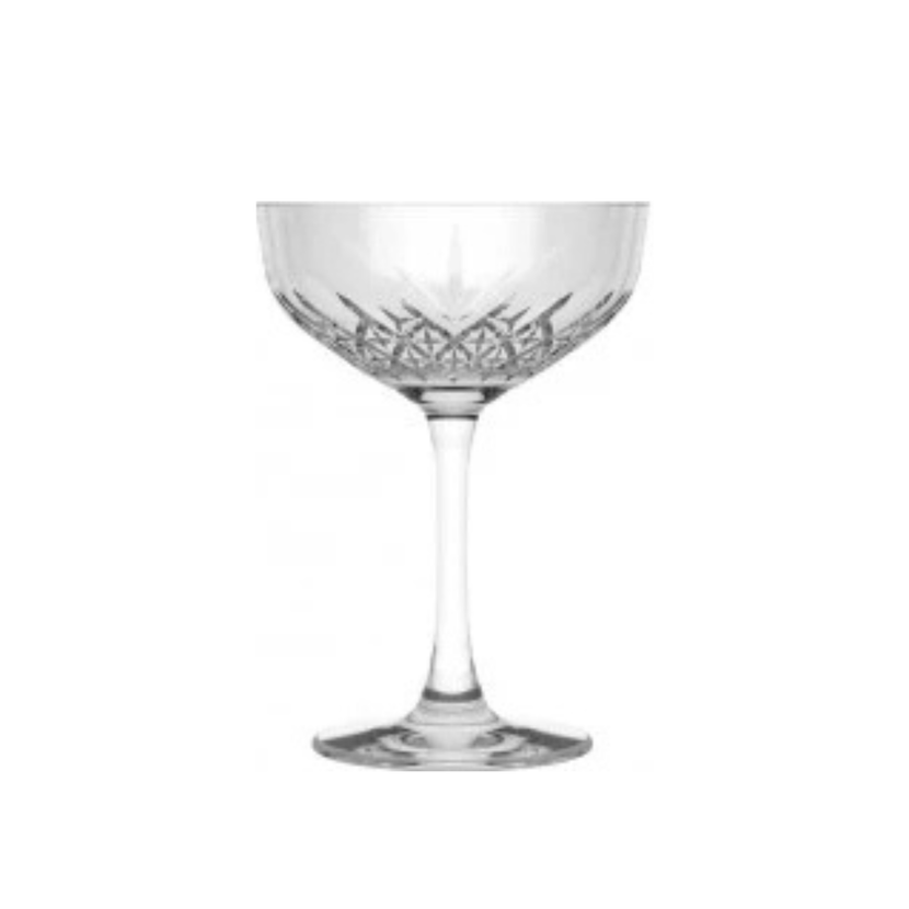 Pasabahce Timeless champagnecoupe 255 ml – coupeglas voor champagne en cocktails