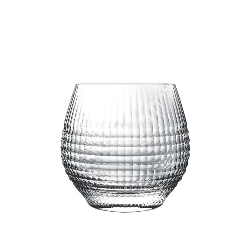 Arcoroc Disco tumbler 38 cl – geribbeld drinkglas voor cocktails en frisdrank