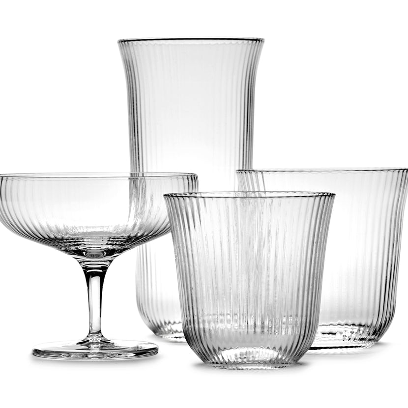 Serax Inku champagnecoupe – handgemaakt design coupeglas voor champagne en cocktails