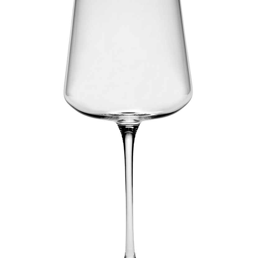 Serax Nido wijnglas rood transparant H 22,8 cm – elegant glaswerk voor bar en wijnbar