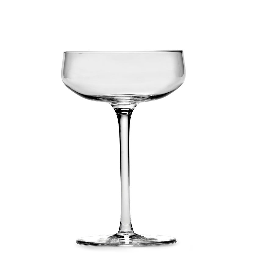 Serax Nido coupe glas transparant Ø 9,7 cm – champagneglas voor fine dining en events