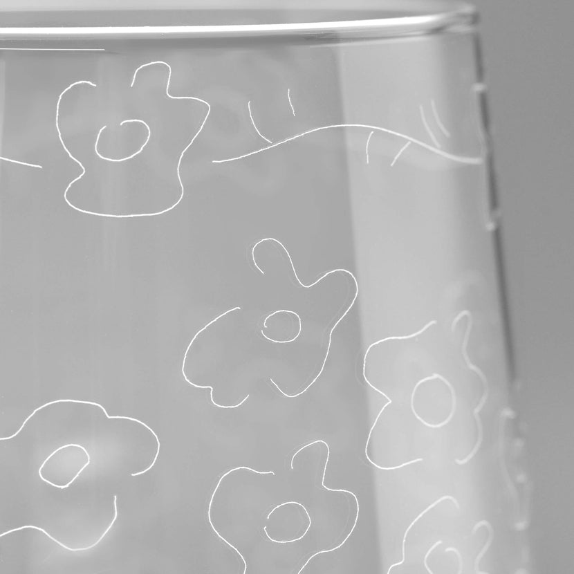 Serax Midnight Flowers glas Dark Viola – kleurrijk design waterglas van Marni voor de horeca