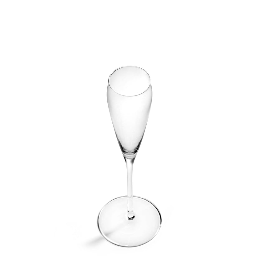 Serax Silhouette champagneflute – zijaanzicht van de slanke flute voor de horeca