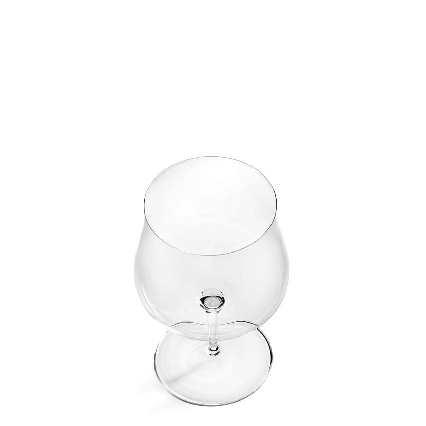Serax Silhouette bourgogneglas – zijaanzicht van de bolle kelk voor de horeca