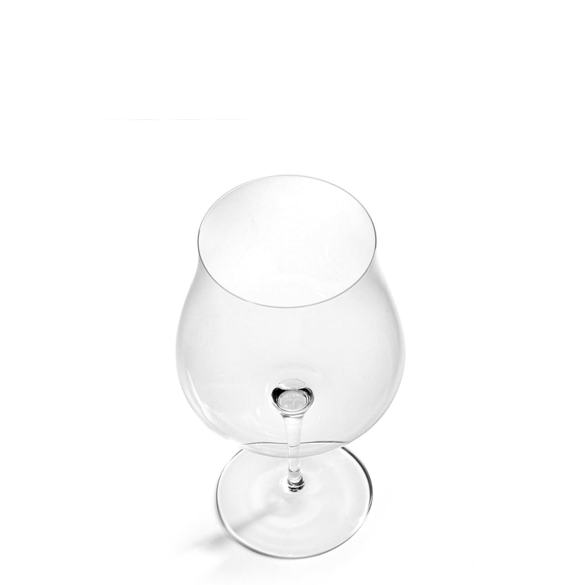 Serax Silhouette witte wijnglas – zijaanzicht van de kelk voor de horeca