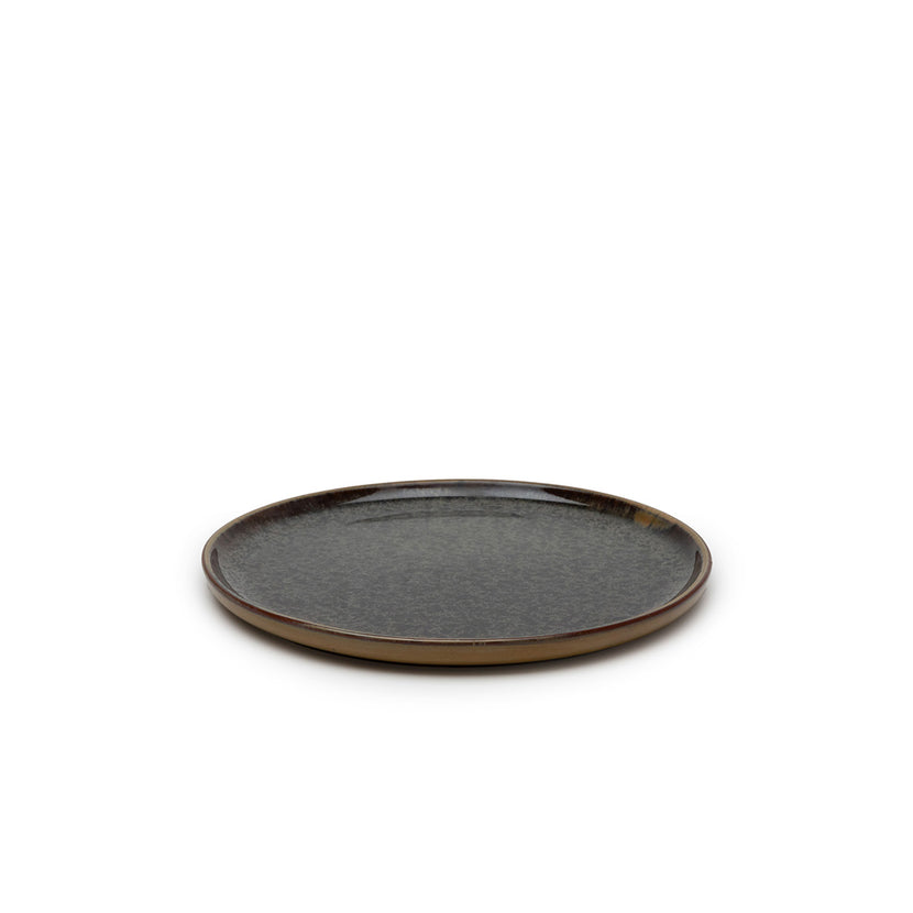 Serax Surface bord S Indi Grey 21 cm – grijs bord voor voorgerechten in de horeca