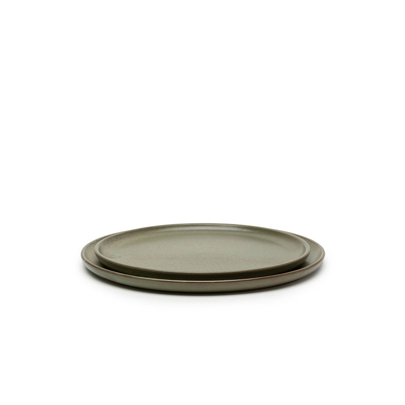 Serax Surface bord L Camo Green 27x27 cm – groen serveerbord voor fine dining