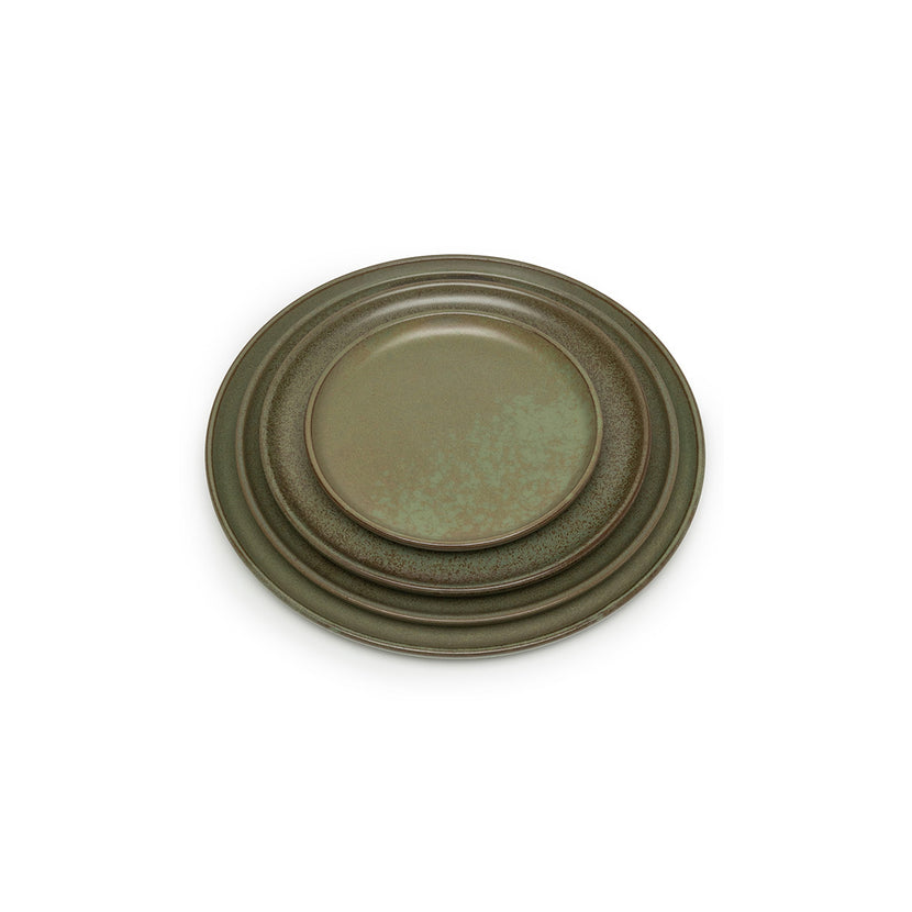 Serax Surface bord groot camouflagegroen – groen servies voor hotel en catering