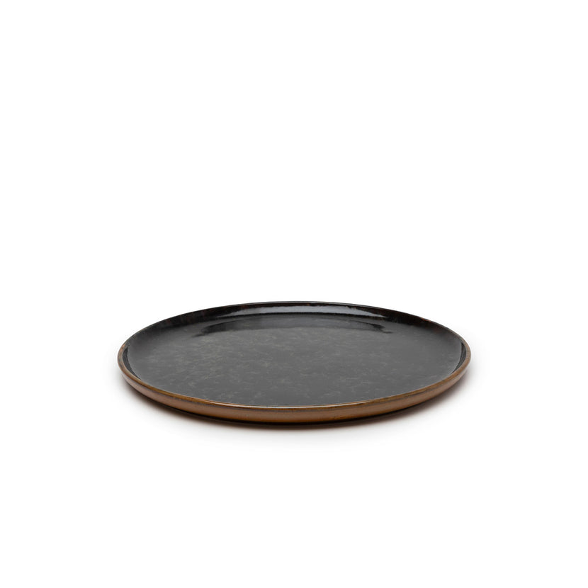 Serax Surface bord L Indi Grey 27 cm – groot grijs bord voor de horeca