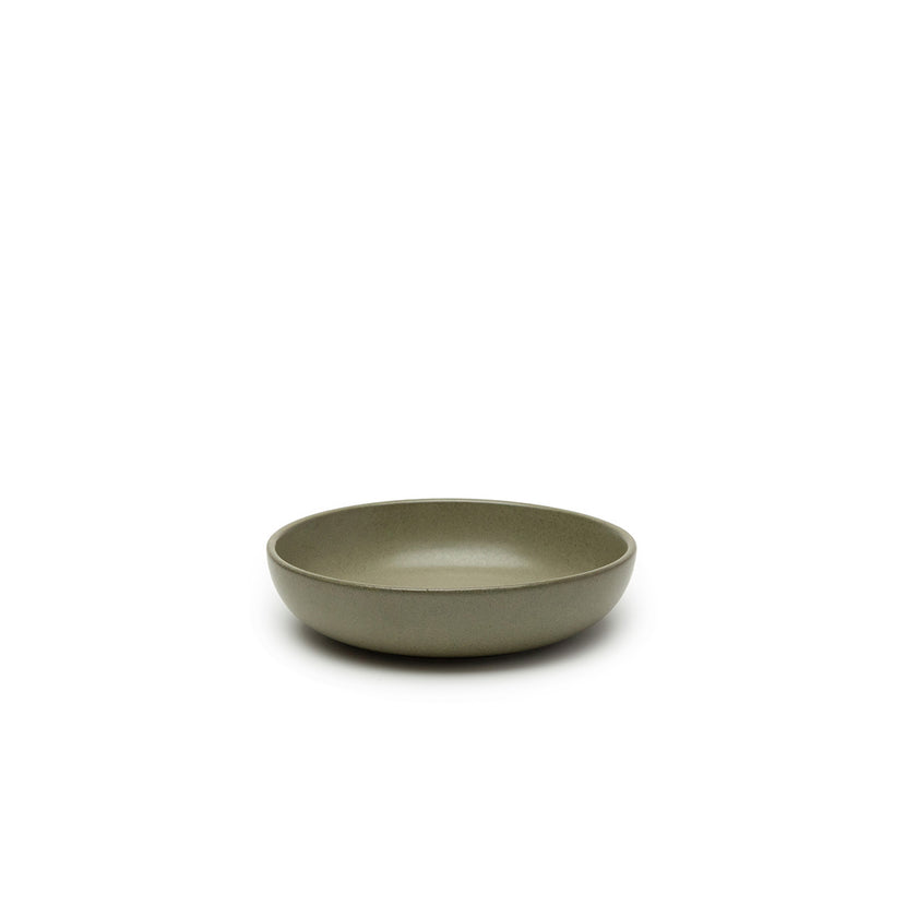 Serax Surface diep bord S Camo Green 16 cm – groen soepbord voor restaurant en horeca