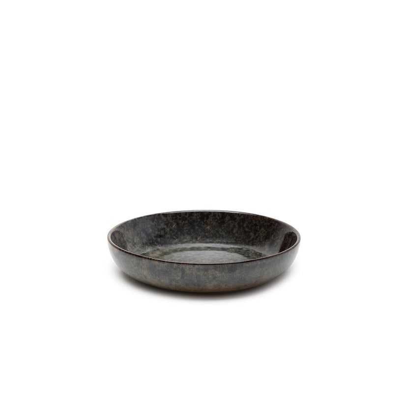 Serax Surface diep bord M Indi Grey 19 cm – grijs pastabord voor restaurant en horeca