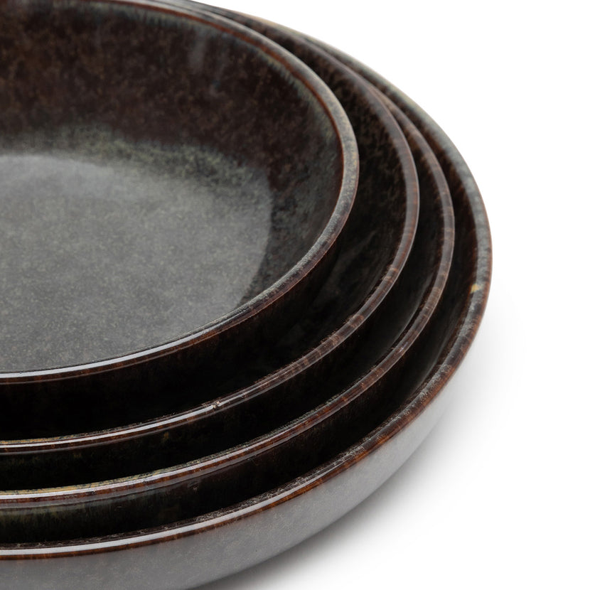 Serax Surface diep bord M grijs – grijs servies voor hotel en catering