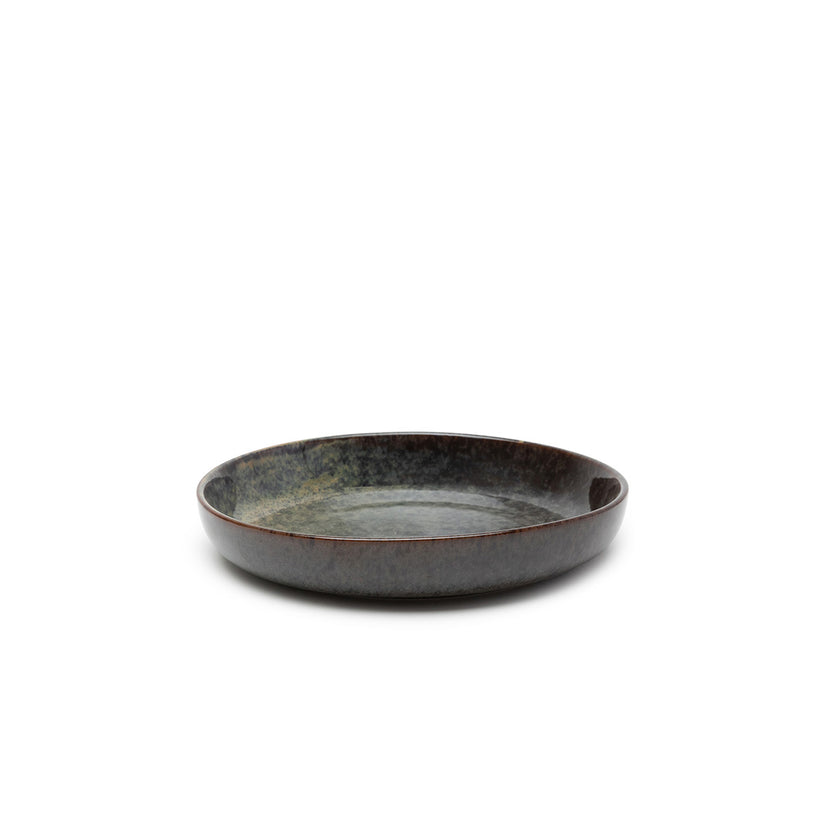 Serax Surface diep bord L Indi Grey 21 cm – groot grijs soepbord voor de horeca