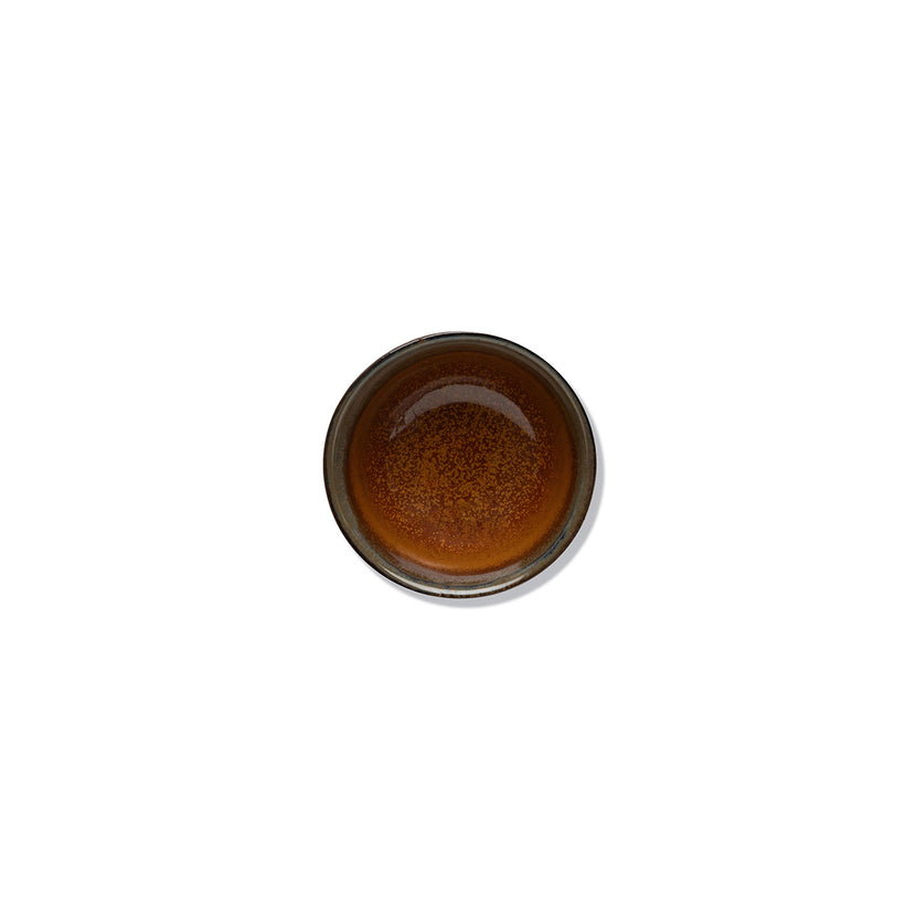Serax Surface kom XS grijs/roestbruin 9 cm – klein kommetje voor amuses in de horeca