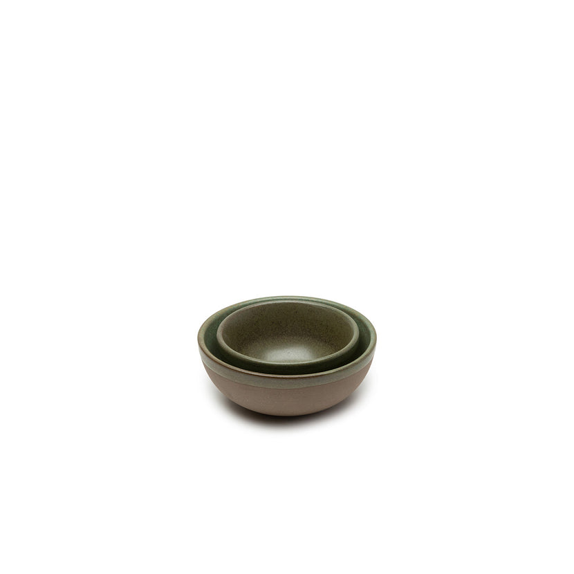 Serax Surface kom S groen 11x11x4,5 cm – groen servies voor tapas en amuses