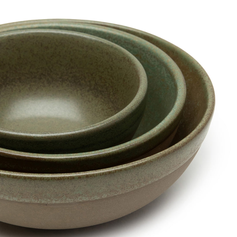 Serax Surface kom M Camo Green – groen servies voor hotel en restaurant