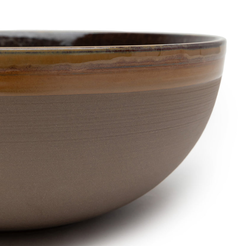 Serax Surface serveerkom groot grijs 23,5 cm – schaal om te delen in bistro en restaurant