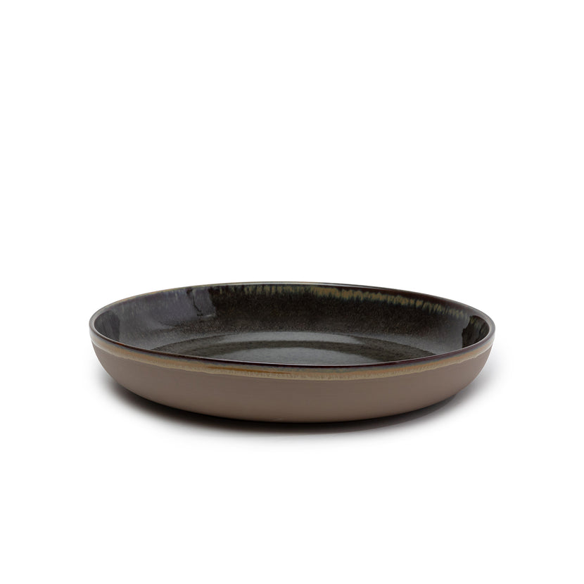 Serax Surface serveerbord M indigrijs Ø 32 cm – serveerschaal voor restaurant en horeca
