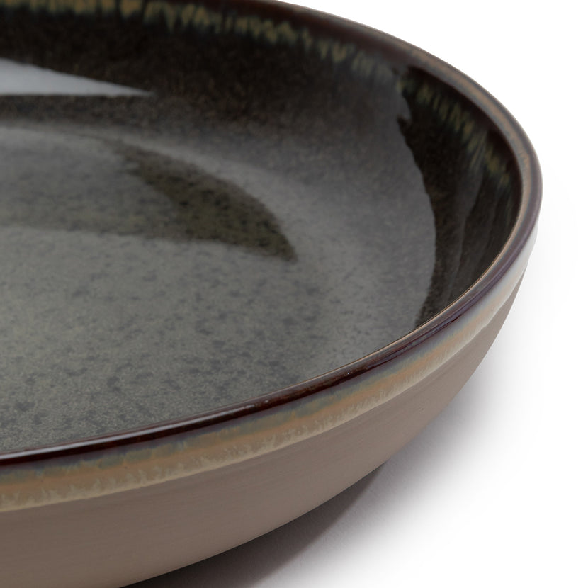 Serax Surface serveerschaal medium grijs 32 cm – bord om te delen in restaurant