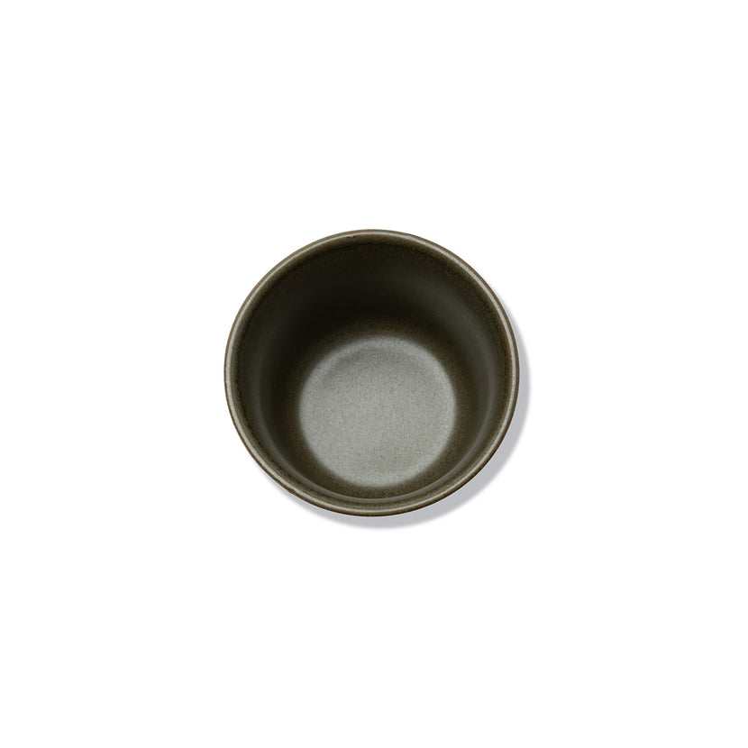 Serax Surface mok zonder oor camogroen 9 cm – koffiemok voor restaurant en koffiebar