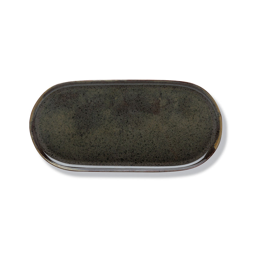 Surface Tapas Plate L Indi Grey L 35.5 W 17 H 2 cm 4/Box – Serax