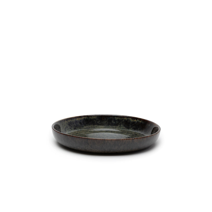 Serax Surface diep bord XL Indi Grey 23 cm – extra groot grijs soepbord voor de horeca