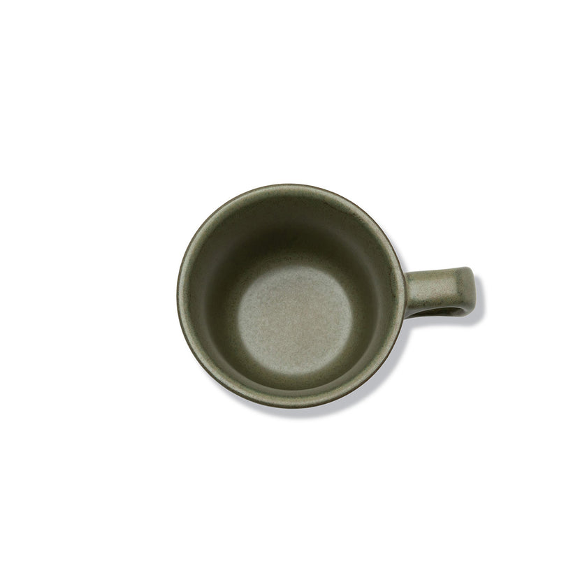 Serax Surface mok Camo Green 9 cm – groene mok voor koffie en thee in de horeca