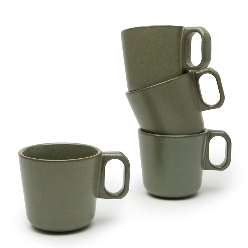 Serax Surface mok Camo Green – groene koffiemok voor café en restaurant